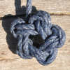 Chanvre teinté bleu