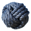 Chanvre teinté bleu